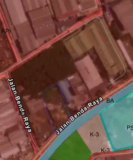 Tanah Dijual  Cepat Di Jl. Benda Raya, Kamal Raya, Tangerang