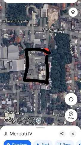 Tanah strategis dekat Bintaro