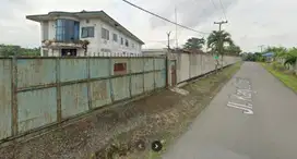 Tanah dan Gudang hadap barat laut
