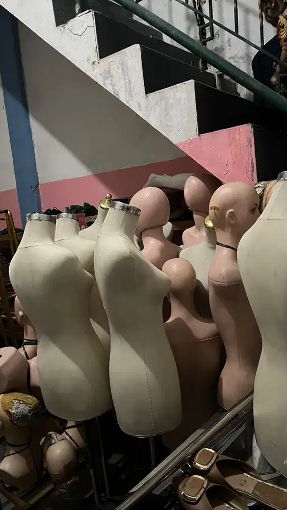 Mannekin patung full/stengah body, Rak gawang, Hanger, DLL