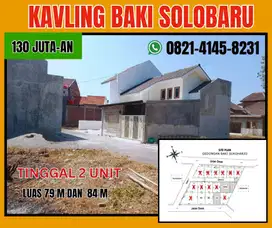 DIJUAL TANAH KAVLING SETRATEGIS DIJUAL DI GEDONGAN BAKI SOLOBARU