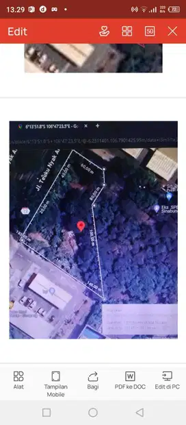 Tanah kavling Ruko Town house