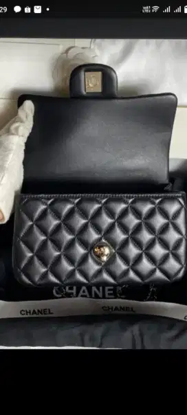 Tas Chanel Mini Ractangle Flap bag Lambskin