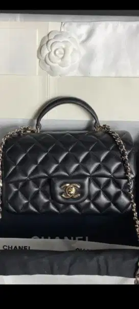 Tas Chanel Mini Ractangle Flap bag Lambskin