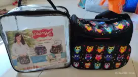Tas Dialogue Baby Cooler DGC1001 motif OWL warna Hitam