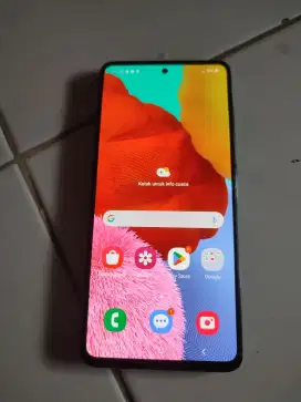 Dijual hp samsung A51, ram 8/128, hp plus charger