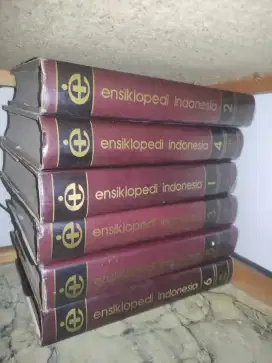 Buku ensiklopedia Indonesia vol 1-6 kondisi 98%
