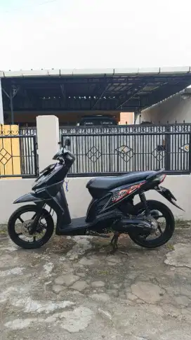 HONDA BEAT KARBU 2011 BLACK ORIGINAL