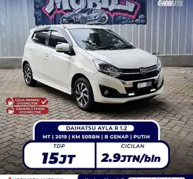 [ BERGARANSI 5TH ] AYLA R 1.2 MANUAL FACELIFT 2019 (HOBIMOBIL)