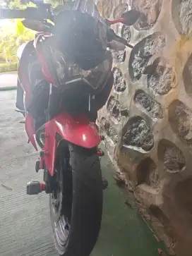 Kawasaki Z 250 merah Nik 2013 pemakaian 2014