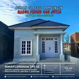 Dijual Rumah Classic di Lamdingin - Hanya 400 Meter ke Jalan Raya!