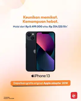 APPLE IPHONE 13 128GB NEW IBOX GARANSI RESMI IBOX