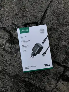 UGREEN Charger Set USB-C GaN Fast Charger 30W with Type-C to Type-C Ca