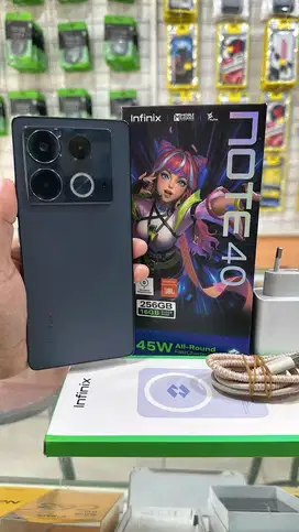 INFINIX NOTE 40 RAM 16/256 FULLSET LENGKAP BERGARANSI (no minus)