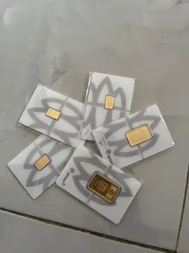 Emas antam 1 gram s/d 10 gram tahun 2025