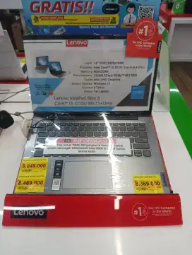Laptop Lenovo RAM 8 256 Promo Bunga 0%