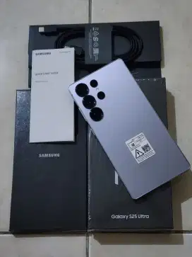 Samsung S25 Ultra 5G 12/512Gb,  Blue Silver SEIN,kondisi 100% Mulus