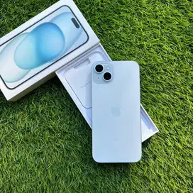 iPhone 15 Plus 128GB Blue ex ibox pemakaian 1 bulan