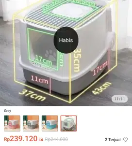 Perlengkapan kucing baru