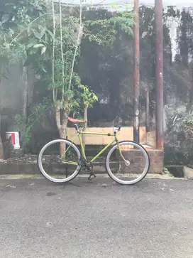 SEPEDA FIXIE FIXEDGEAR HIJAU