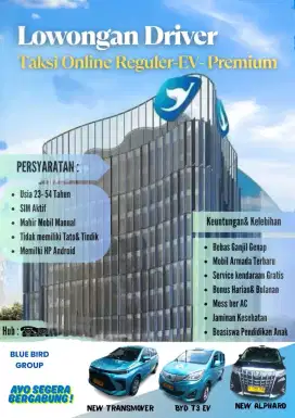 Lowongan kerja taksi listrik