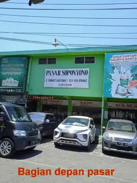 Jual Stand Pasar Soponyono