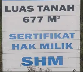 Di Jual Sebidang Tanah & Bangunan