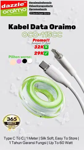 Kabel Data C To C Oraimo OCD-115CC