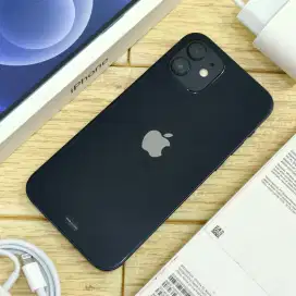 iPhone 12 128 GB Black iBox PA/A [ Fullset ] Garansi Resmi Aktif