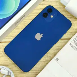 iPhone 12 128 GB Blue Dual SIM CH/A Bea Cukai [ Fullset ]