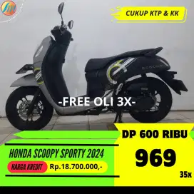 HONDA SCOOPY SPORTY 2024 KREDIT DP 600RIBU ANGSURAN SANGAT RENDAH