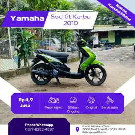 Yamaha Soul GT Karbu 110cc Tahun 2010 Pajak off