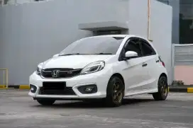 (Dp 5jt - Km 53rb) Honda Brio RS 1.2 cvt 2017 Terawat Siap Pakai