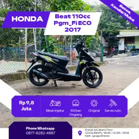 Honda Beat 110cc Pgm_Fi ECO Tahun 2017 Pajak Off