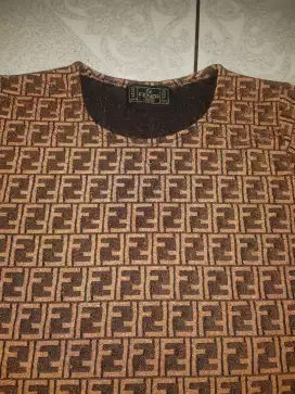 Auth fendi zucca monogram tshirt