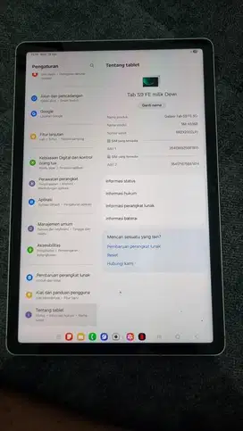 Jual Samsung TAB S9 Fe Mint
