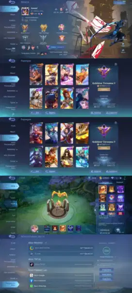 AKUN ML || LOG MOONTON DATA SAVE|| SINTA