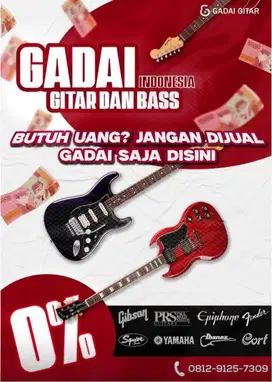 Gitar bass efek ajauin aja buat gadai