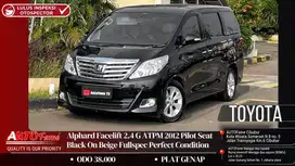 Toyota Alphard Facelift 2.4 G ATPM 2012 Pilot Seat Black On Beige