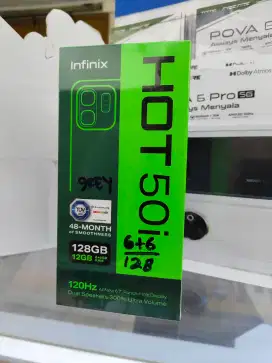 Infinix Hot 50i 6GB+6GB/128GB,Baru,Segel Box ,Garansi Resmi,Original