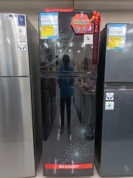 Kulkas Sharp 2 Pintu 237L