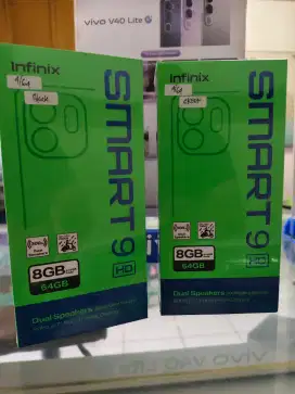 Infinix Smart 9 4GB+4GB/64GB,Baru,Segel Box,Garansi Resmi,Original