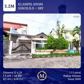 Rumah Klampis Wisma Mukti Sukolilo dkt MERR Manyar Kertajaya Gubeng