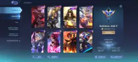 Jual Akun Mobile Legend ML