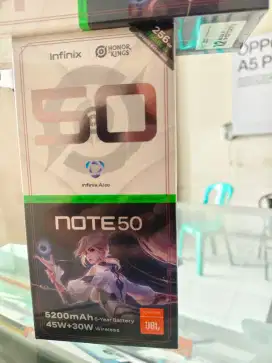 Infinix Note 50 8GB+8GB/256GB,Baru,Segel Box ,Garansi Resmi,Original