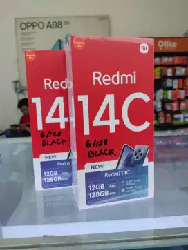 Xiaomi Redmi 14C 6GB+6GB/128GB,Baru,Segel Box,Garansi Resmi,Original,