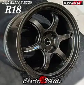 Jual velg mobil advan rgd2 r18 5x114,3 innova rebon zenix harrier dll
