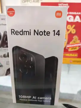 Xiaomi Redmi Note 14 4G 8GB+8GB/128GB,Baru,Segel Box,Garansi,Original