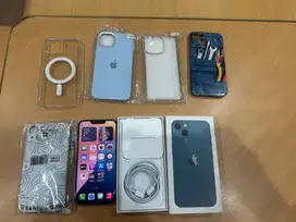 IPHONE 13 256GB BLUE DUAL SIM & ESIM- RESMI BEA CUKAI / SETARA IBOX