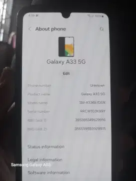 Samsung a33 5G 8/128
